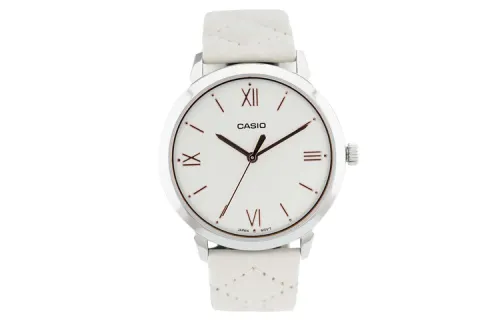 CASIO Women's Standard Series 36mm White Watch LTP-E153L-7ADF
