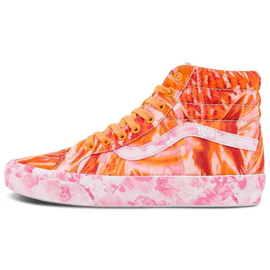 Vans SK8 Skateboarding Shoes Unisex High-top Red/pink