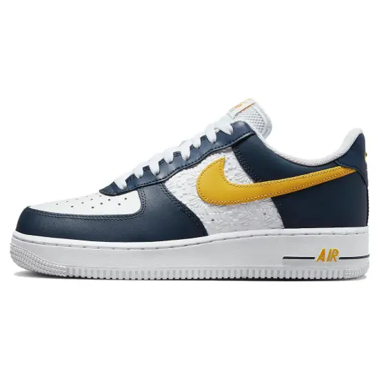 Nike Air Force 1 '07 'Embossed Hoops   Dark Obsidian'