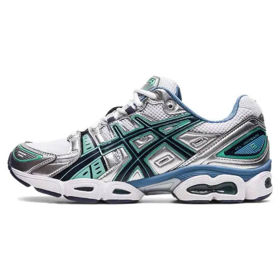 Asics Gel-Nimbus 9 White Mint Steel Blue