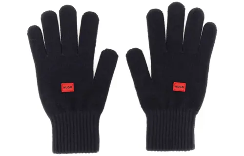HUGO BOSS Knit Gloves Men's Black