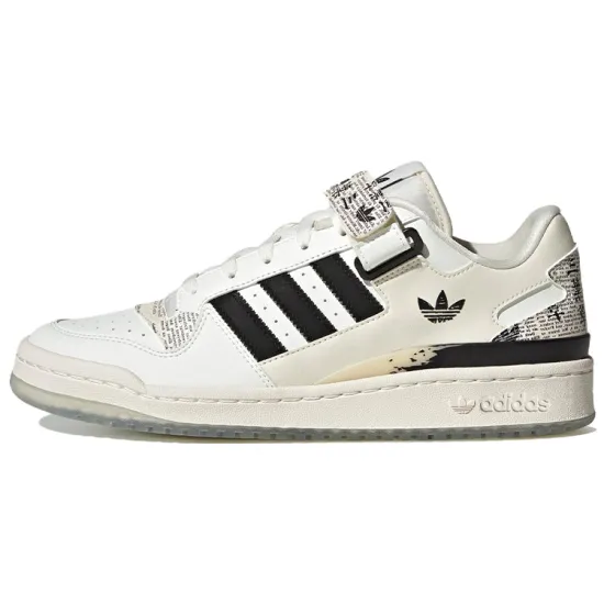 Adidas Originals FORUM Skateboard Shoes Unisex Low-top Black/white