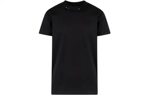 Valentino Untitled Stud Embellished Crewneck T Shirt