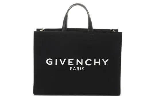 Givenchy Canvas Shoulder Bag, Crossbody Bag, Handbag Medium Women's Black