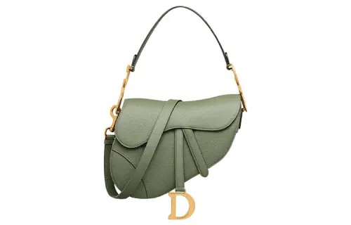DIOR Calfskin Shoulder Bag, Crossbody Bag, Handbag Women's Cedar Green