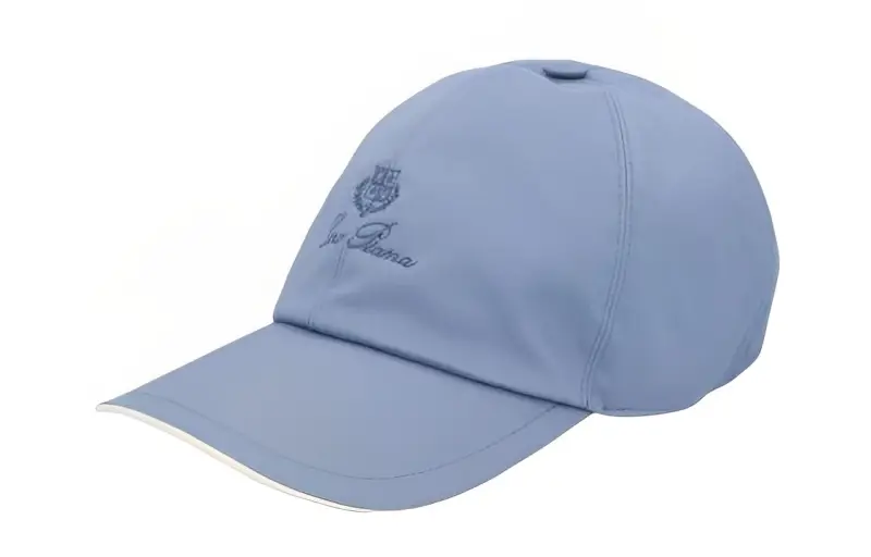Loro Piana Cotton Baseball Caps Men's Blue