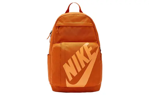 Nike Polyester Backpack Regular Unisex Orange