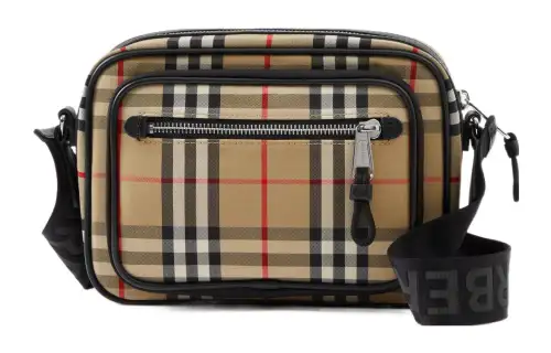 Burberry Calfskin Camera Bag, Shoulder Bag, Crossbody Bag Unisex Collectible Yellow