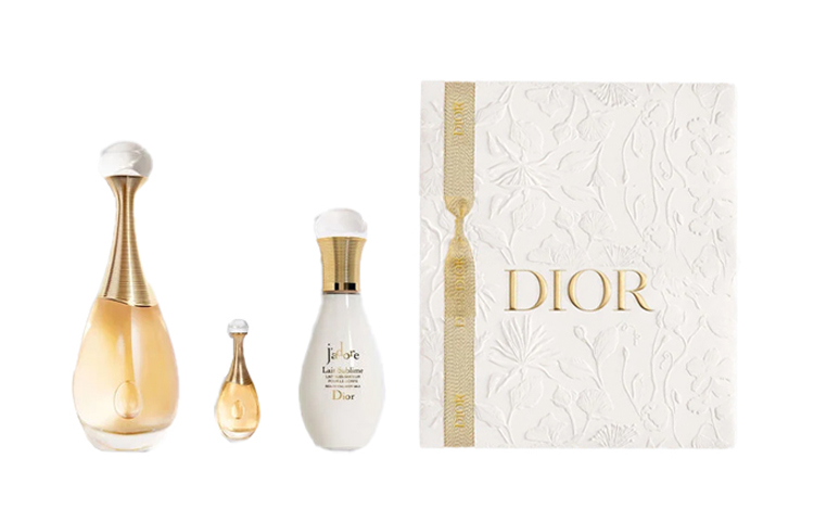 DIOR Perfume, set, body cream, limited edition, 3 pieces, 100 ml, 5 ml, 75 ml