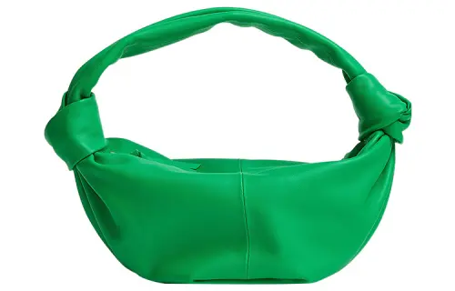 Bottega Veneta Double Knot Top Hangdle Bag Parakeet