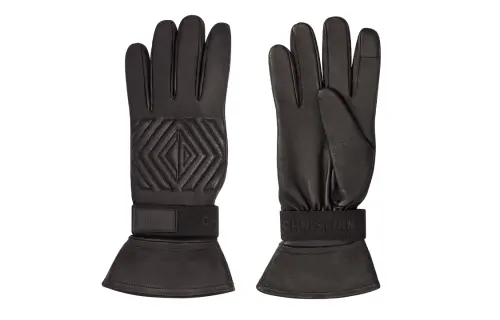 DIOR CD Diamond Gloves Men's Black