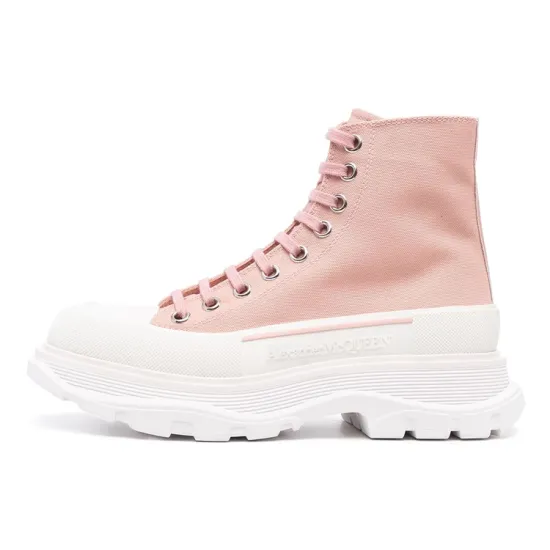 Alexander McQueen Tread Slick Boot Magnolia White Women's