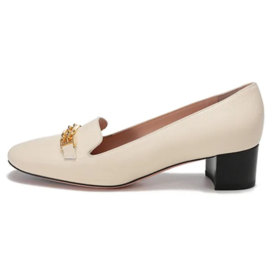 BALLY High Heels Women's Bone White