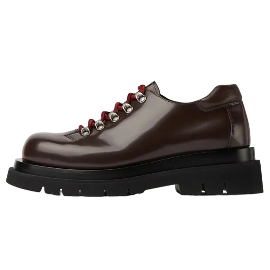 Bottega Veneta Lug Men's Casual Shoes Men Low-Top Brown