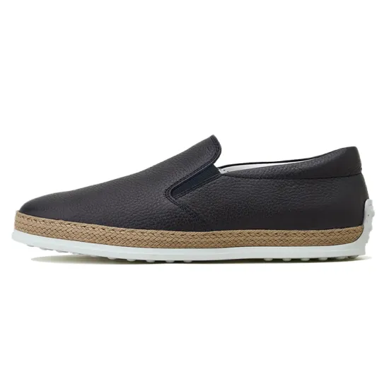 TOD'S Round Toe Slip On Espadrilles