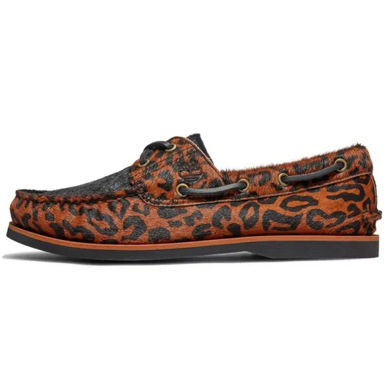 Timberland Classic Boat 2 Eye Wacko Maria Brown Leopard