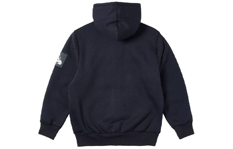 Мужское худи Palace PALACE SS23 Facemask Shearling Thermal Hood Navy Logo (темно-синий) — фото 2