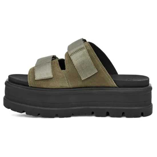 UGG Clem Outdoor Thick Sole Fashion Sandals 'Brown' Women's