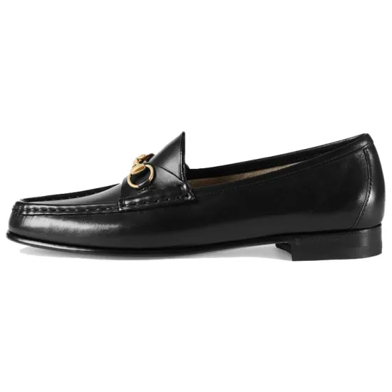 GUCCI 1953 Horsebit Loafers Black Leather