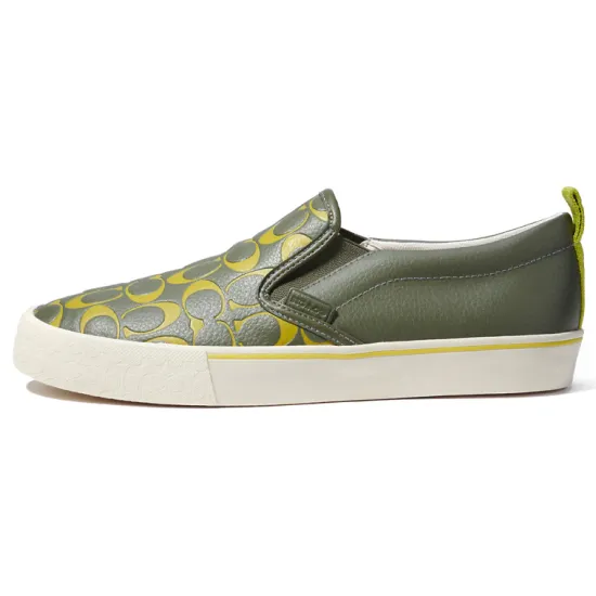 COACH Men's Casual Shoes Men Low-Top Green