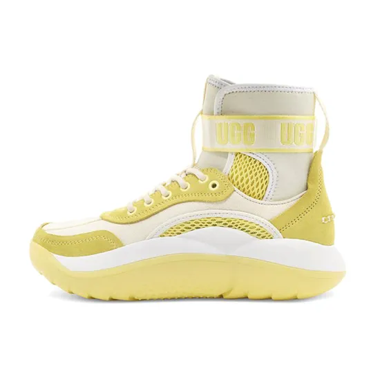 UGG La Cloud Hi White Yellow Women's