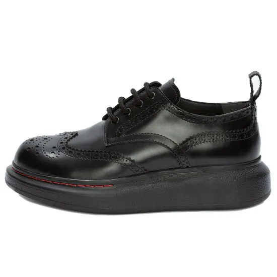 Alexander McQueen Hybrid Lace Up Black Women's