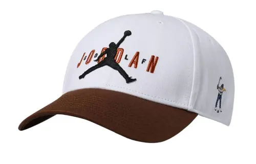 Jordan Polyester Baseball Caps Unisex White