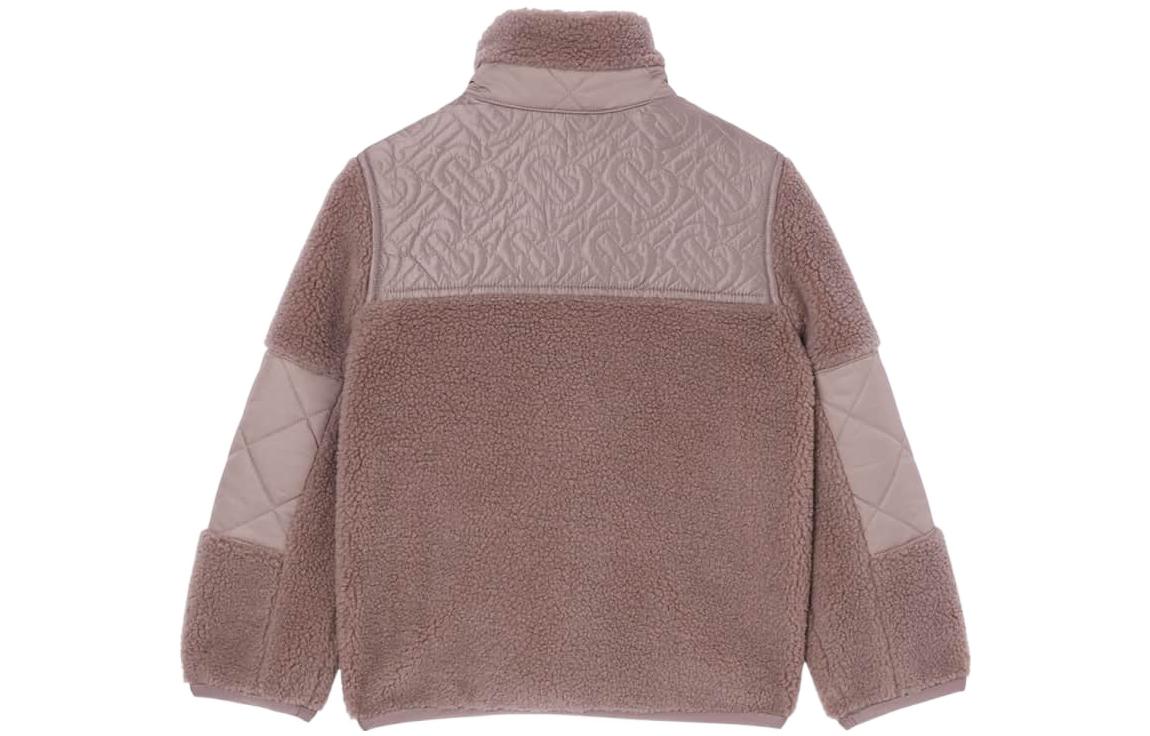 Детская куртка Burberry (черная) — Коричневый Серый — фото 2