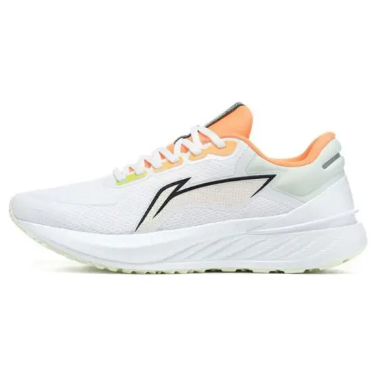LINING YueYing 2.0 Running Shoes Men Low-Top Standard White/Light Fruit Green/Fluorescent Apricot Orange