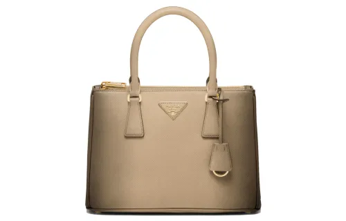 PRADA Saffiano Leather Shoulder Bag, Crossbody Bag, Handbag Medium Women's Yellow Gradient