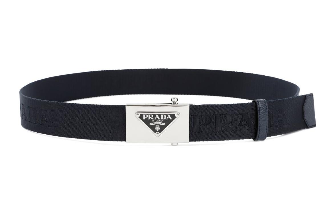 triangle-logo woven belt