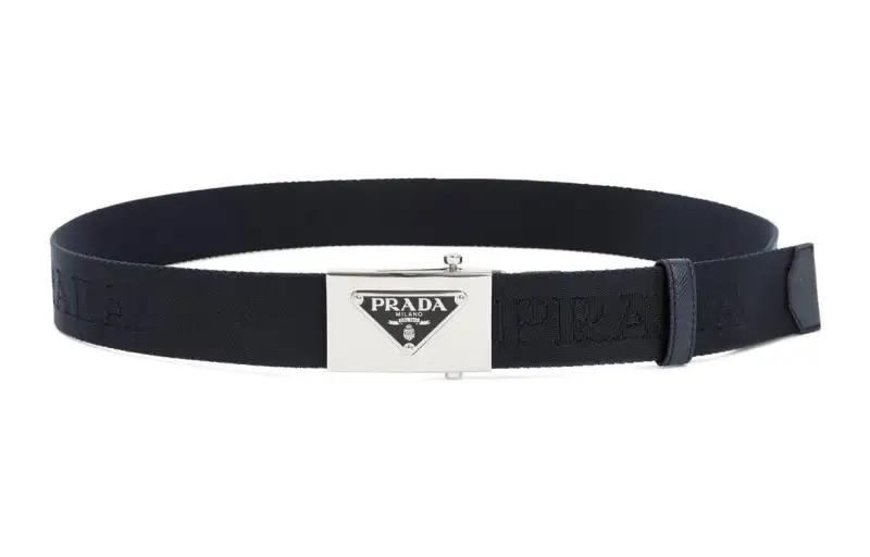 triangle-logo woven belt