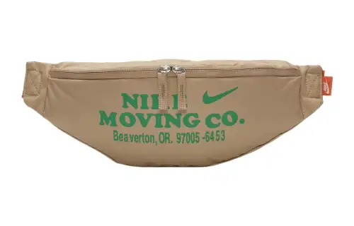 Nike Heritage Polyester One Shoulder Crossbody Fanny Pack Unisex Yellow