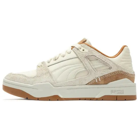 PUMA Slipstream Skateboarding Shoes Unisex Low-top White/Brown