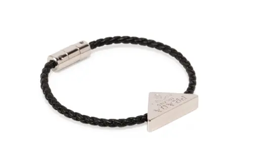 【Previous Season】triangle-logo woven bracelet