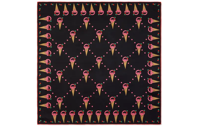 GUCCI Scarves Women's Black