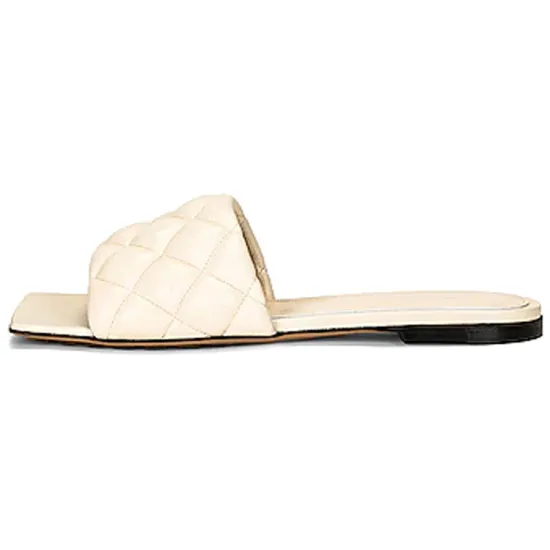 Bottega Veneta Padded Slide Slippers Women's White