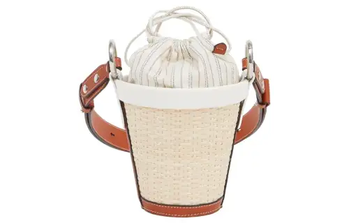 Maison Margiela Woven Drawstring Shoulder Bag