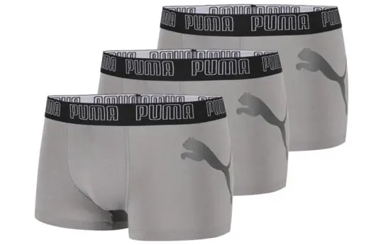 PUMA Boxer Briefs Men's Combo Light Gray