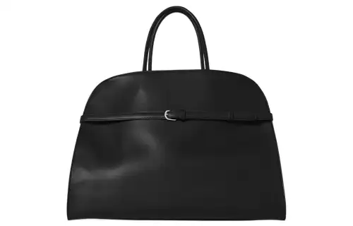 THE ROW Margau Leather Handbag Large Women's Black