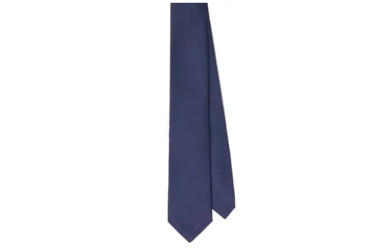Prada pointed satin tie