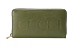 GUCCI Leather Wallet Men's Forest Green