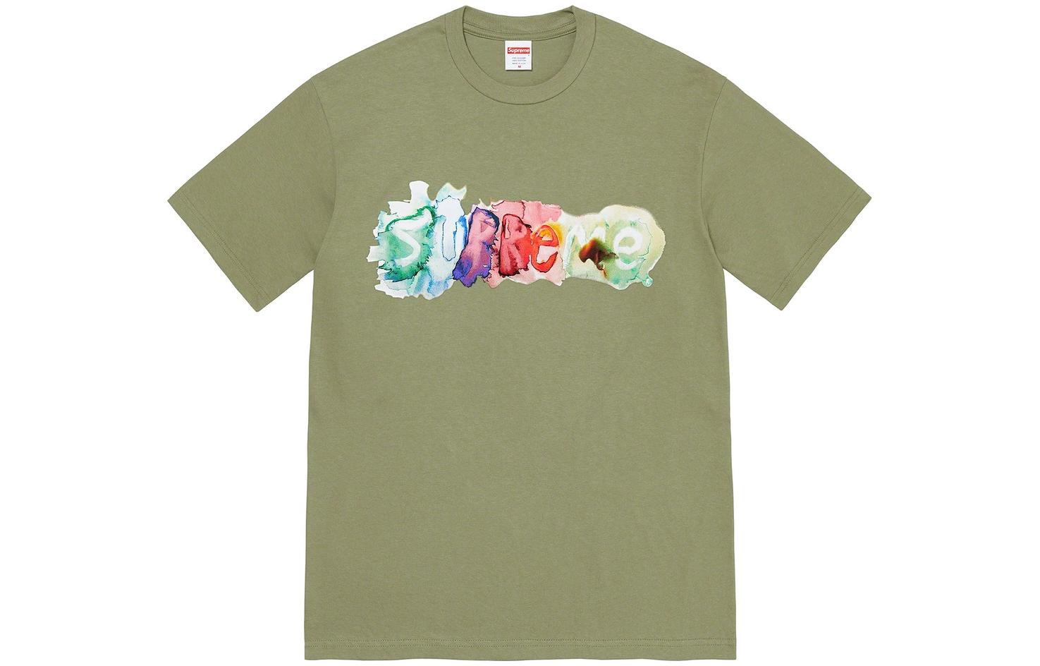 Supreme SS23 Week 1 WATERCOLOR TEE LogoT — оформить заказ
