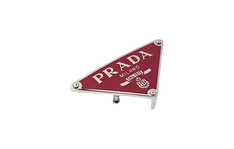 PRADA Belt Buckles Men's Red