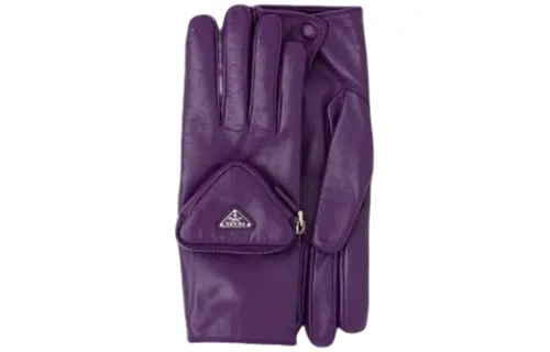 PRADA Gloves Men's Purple