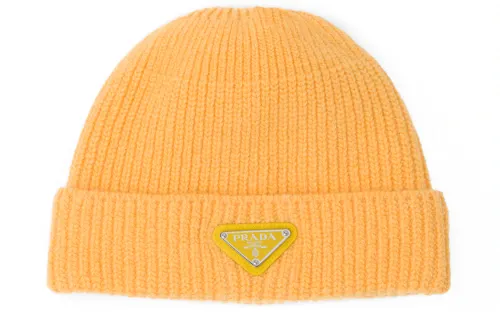 PRADA Beanies Men's Yellow