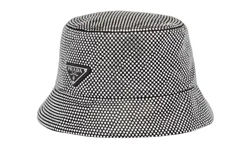PRADA Satin Bucket Hat With S