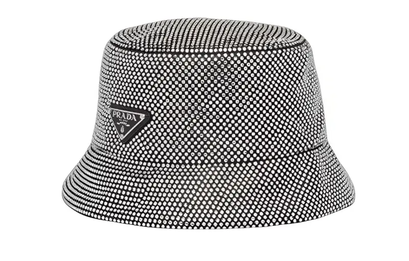 PRADA Satin Bucket Hat With S