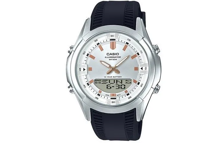 CASIO Men 46mm Silver Watch AMW-840-7AVDF