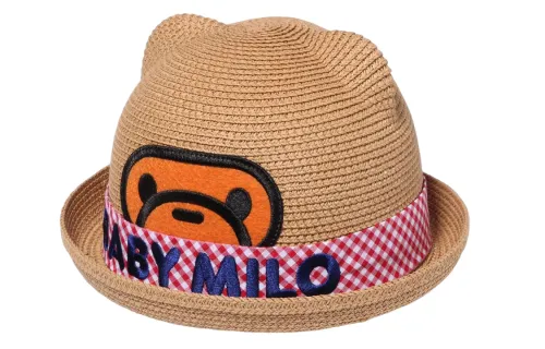 A BATHING APE Hats Kids Light Umber